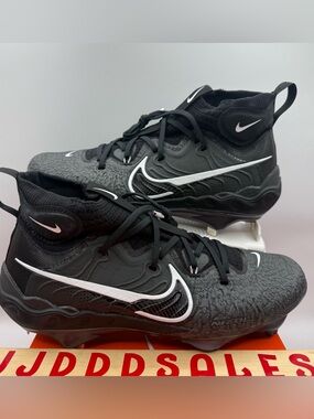 Nike Alpha Huarache NXT Black Metal Baseball Cleats DJ6517-010 Men’s Sizes NIB
